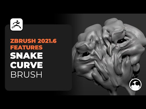 ZBrush 2021.6 Snake Curve brushes