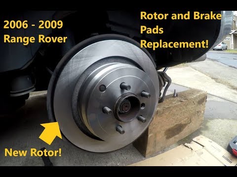 TUTORIAL: 2006 - 2009 Land Rover Range Rover Brake Pads and Rotor replacement DIY
