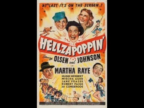 HELLZAPOPPIN' (1941) Theatrical Trailer - Ole Olsen, Chic Johnson, Martha Raye