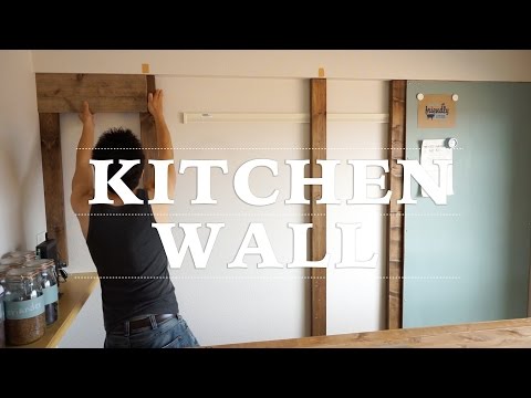 [DIY] キッチンに壁を作ってみた！その１ ☆ Making Kitchen Wall #1