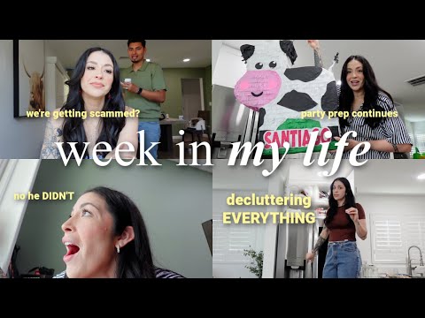 45 min vlog: getting scammed??? + Deni SHOCKED ME + decluttering !