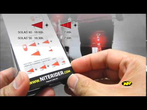 NiteRider Bike Lights - Solas 30 / 40 Video User Guide