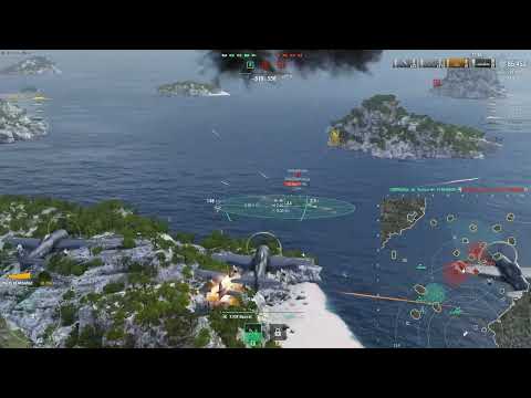 Kearsarge in Ranked Redonkculous Full Secondary CVBB | World of Warships