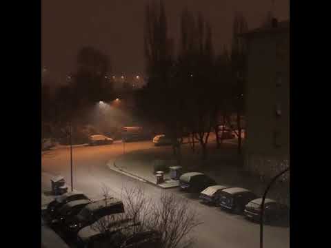 Carpi (MODENA): nevicata in diretta!
