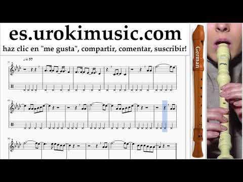 Como Tocar flauta dulce G. P!nk - What About Us Tablatura Parte#2 um-i927