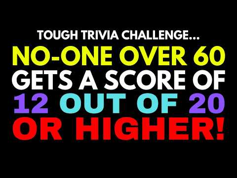 Is Your Background Knowledge Enough To Achieve A Score of 7 Out Of 20? Drop Your Age & Score Below!