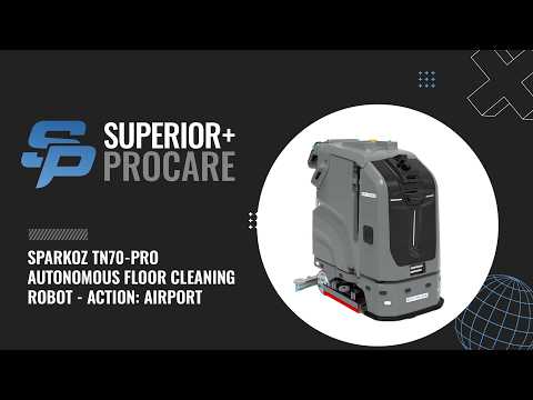 SPARKOZ TN70-PRO AUTONOMOUS FLOOR CLEANING ROBOT - ACTION: AIRPORT