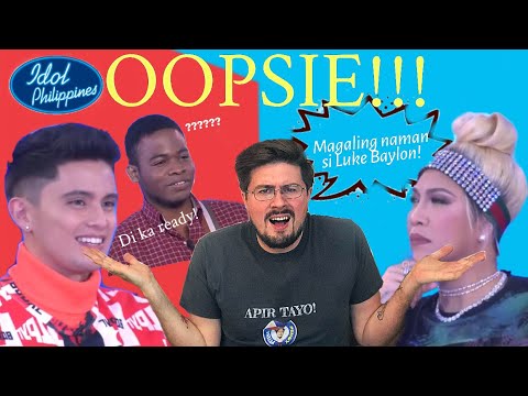 Luke Baylon & the Idol Philippines’ BIG OOPSIE! (Tagalog) | @Puting Pinoy