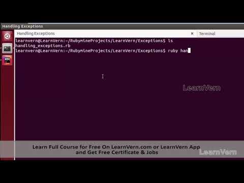 Handling Exceptions In Ruby Example