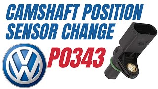 P0343 Code Fix. VW Camshaft Position Sensor Replacement DIY