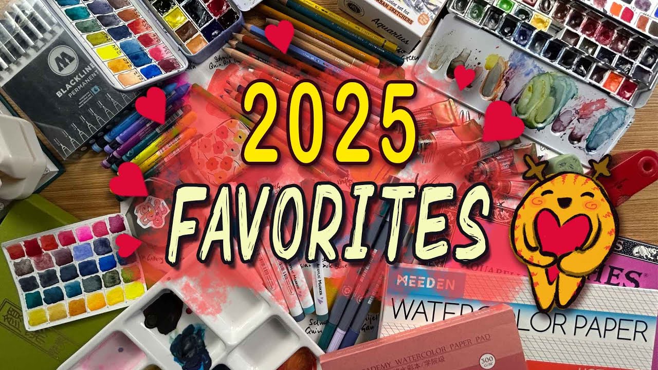 My Top Art Supplies of 2025 ✨ Everything I Loved This Year
