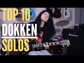 Top 10 Dokken (George Lynch) Guitar Solos | GUBA Oliveira