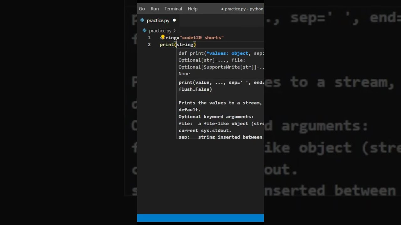 How Print Length of a String #python #python3 #learnpython #coding