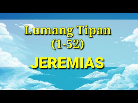 Ang Banal na Aklat "BIBLIA" Jeremias (1-52) 24 Lumang Tipan Tagalog Audio Bible Full Chapter