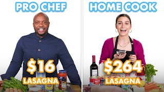 $264 vs $16 Lasagna: Pro Chef & Home Cook Swap Ingredients | Epicurious