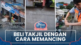 Viral Petugas Gerbang Tol di Jakarta Timur, Beli Takjil untuk Berbuka Puasa dengan Cara Memancing