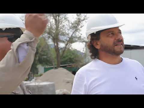 El Gobernador supervisó la obra del Centro de Convenciones de Cafayate que tiene un 60% de avance