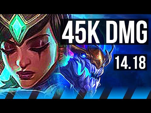 KARMA vs AURELION SOL (MID) | 45k DMG, Legendary | BR Master | 14.18
