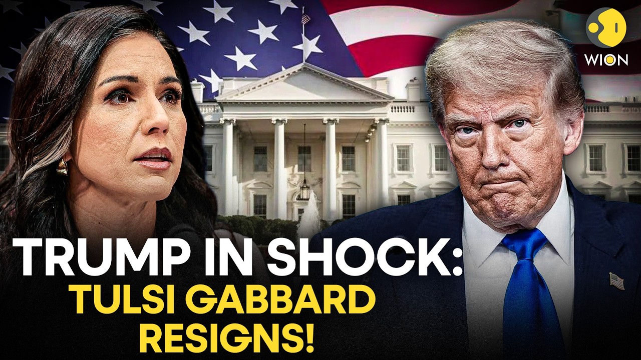 LIVE: Tulsi Gabbard RESIGNS as US Intelligence Chief Amid Husband’s Illness | WION