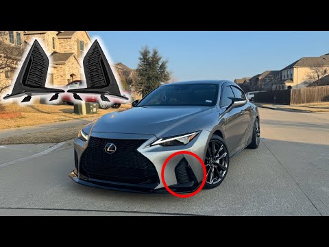How to TAKE-OFF & INSTALL (LEXUS IS350 2021+ 4IS) Fog Light Cover