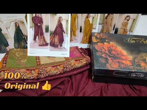 Musfirah By RiazArt|Luxury Winter Stock | Zari Peach Leather|With Wool Binarsi Shall|Pakistani Dress