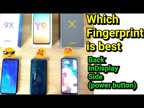 Honor 9X pro fingerprint review