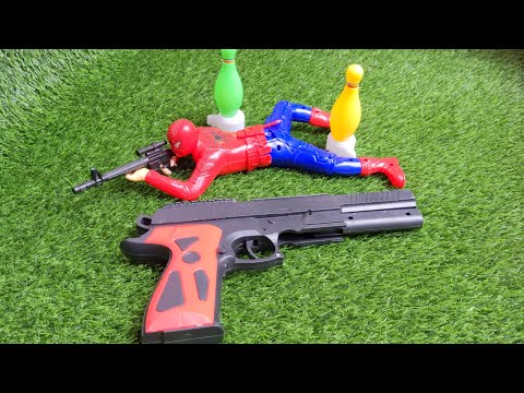 Realistic Toy Gun Sized 1:1 Scale .45 ACP Bulldog Revolver Toy - Ball Bullet Shooter Toy Pistol Guns