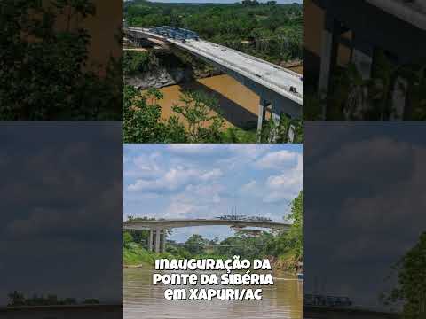 A Ponte da Sibéria será inaugurada neste domingo (23)