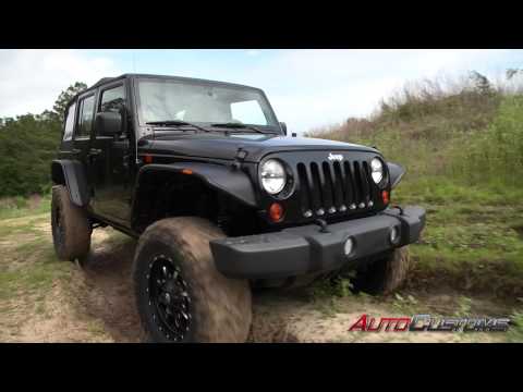 Jeep Wrangler JK - Fuel Wheels, Bushwacker Fender Flares, ProComp 4\" Lift Kit - AutoCustoms.com