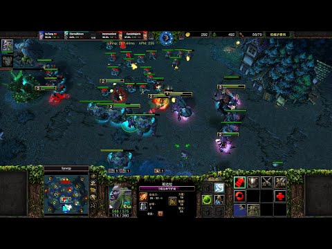 【吐血了！双人族帕拉丁血法打到哭 真心imba】Warcraft III 2v2 NE+EternalMoon UD vs 🇨🇿HU+🇷🇺HU W3C 1.32.10 魔兽争霸III：重制版