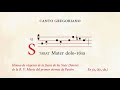 «Stabat Mater» – Himno en honor de los Siete Dolores de la Santísima Virgen María – Canto Gregoriano