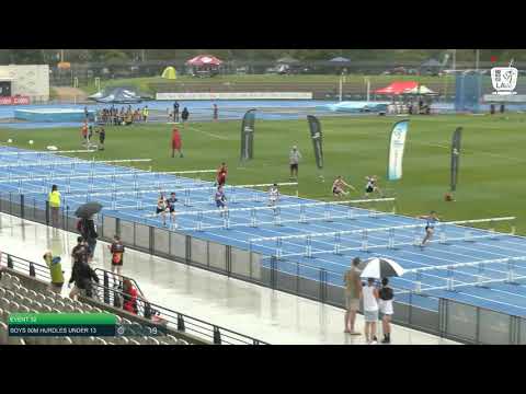 Boys Under 13 80m Hurdles H6 - 2020 State Combined Events Championships // LAVicTV