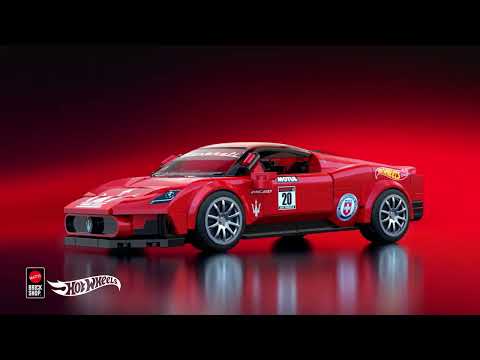 MATTEL BRICK SHOP HOT WHEELS konstruktorius – Speed Maserati (JFR90) video