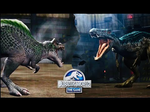 SPINOTASUCHUS VS BARYONYX!! Battle Stage 92 93 | Jurassic World The Game strongest Dinosaurs