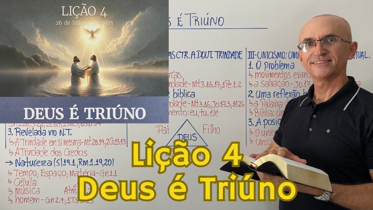 EBD Lição 4 Deus é Triúno Resumo de Aula