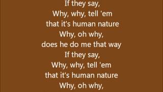 Glee - Human nature - lyrics