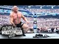 Brock Lesnar Leaves His Gloves And Boots In The Ring WrestleMania 42 Sunday Highlights
