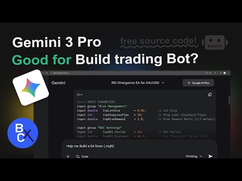 100% FREE CODE! | NEW GEMINI 3 Pro AI Build trading Bot RSI Divergence Strategies? (watch ASAP)
