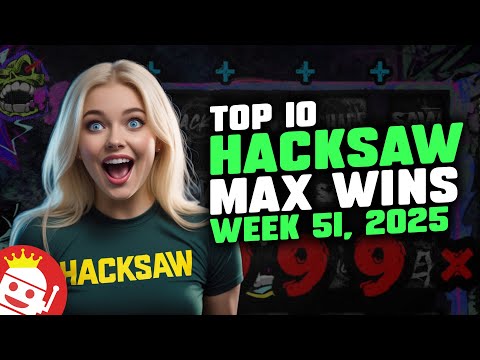 🔥 TOP 10 HACKSAW GAMING MAX WINS OF WEEK 51 / 2025 | REAL PLAYER WINS