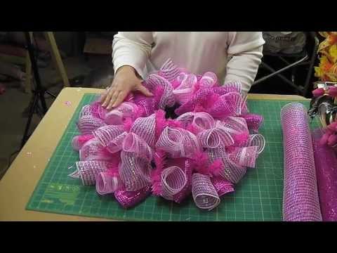 How to Deco Mesh Curl and Loop Method | Use leftover 21 inch mesh