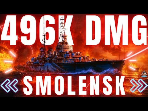 🔥 Fast 500.000 DMG 🔥 Smolensk eskaliert 🔥 | World of Warships – 400K Club 🚢