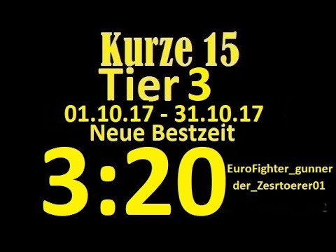 World of Tanks Gast-Replay 0225 (deutsch) Kurze 15 - Tier 3 - Neue Bestzeit