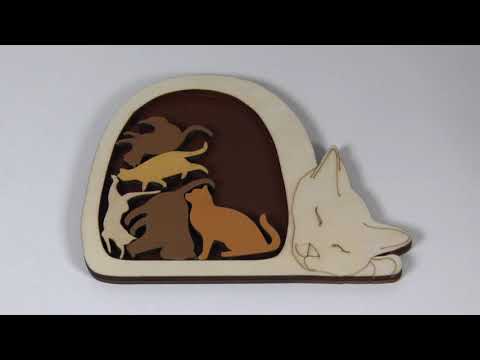 Constantin Animal Puzzle Cat Basket