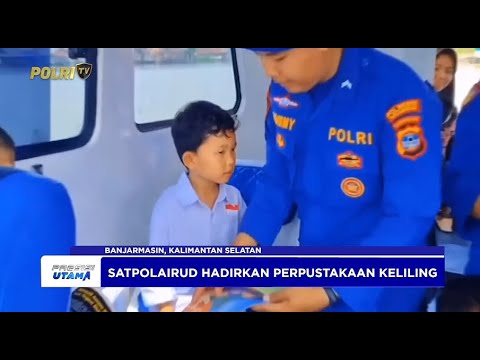 SATPOLAIRUD POLRESTA BANJARMASIN HIDUPKAN BUDAYA LITERASI