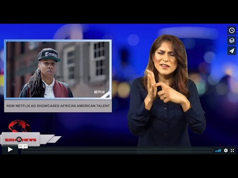 New Netflix ad showcases African-American talent (ASL - 6.26.18)