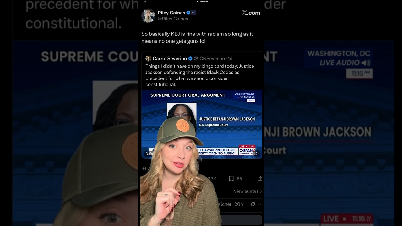 WILD! KBJ Tried To Use WHAT To Defend 2A Infringement #shortsfeed #2ndamendment #shortsvideo #shorts