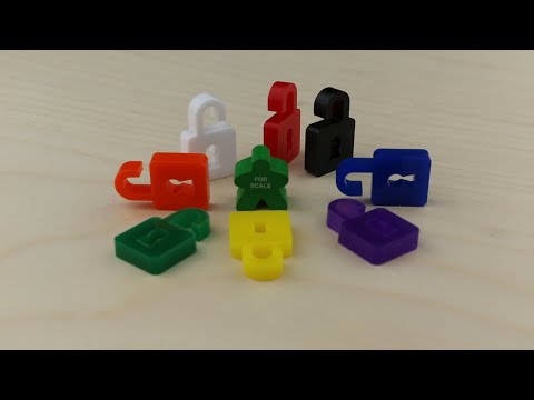 Padlock, Unlocked, Blue video