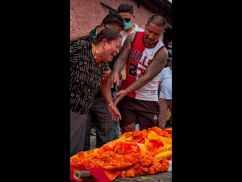 Families of missing people in Nepal hold symbolic cremations