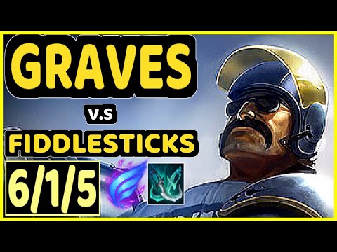 BLABER (GRAVES) vs FIDDLESTICKS - 6/1/5 KDA JUNGLE CHALLENGER GAMEPLAY - NA