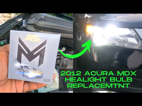 2012 Acura MDX HID headlights bulb replacement